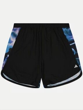 Adidas Designed for Movement HIIT Training Shorts Black & Purple Unisex 3 XL 7"